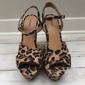 Leopard Print Platform Shoes